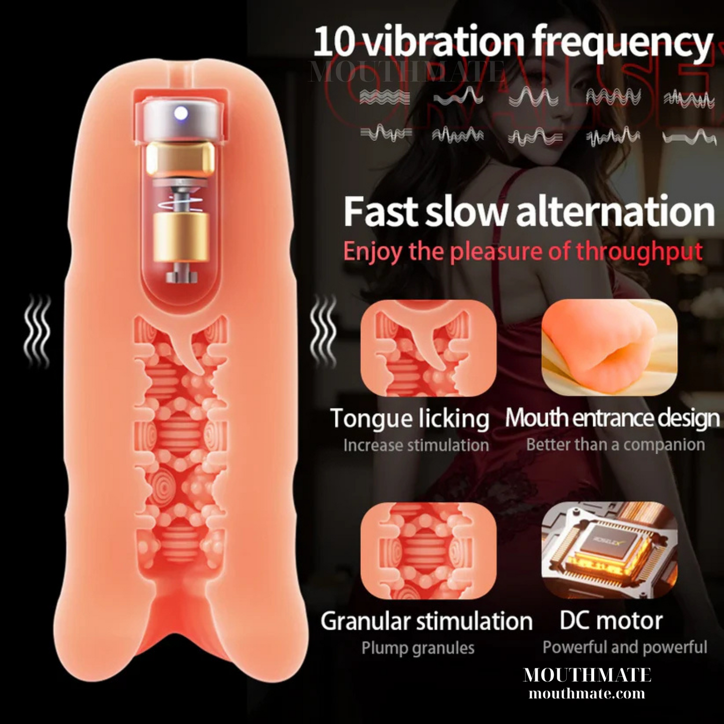 Deep Vibe Throat Simulator - Mouthmate™